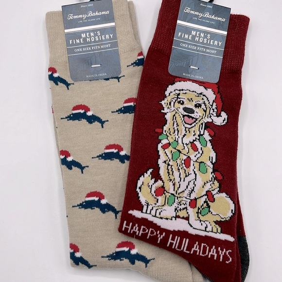 Tommy Bahama Holiday Sock set - Picture 1 of 3